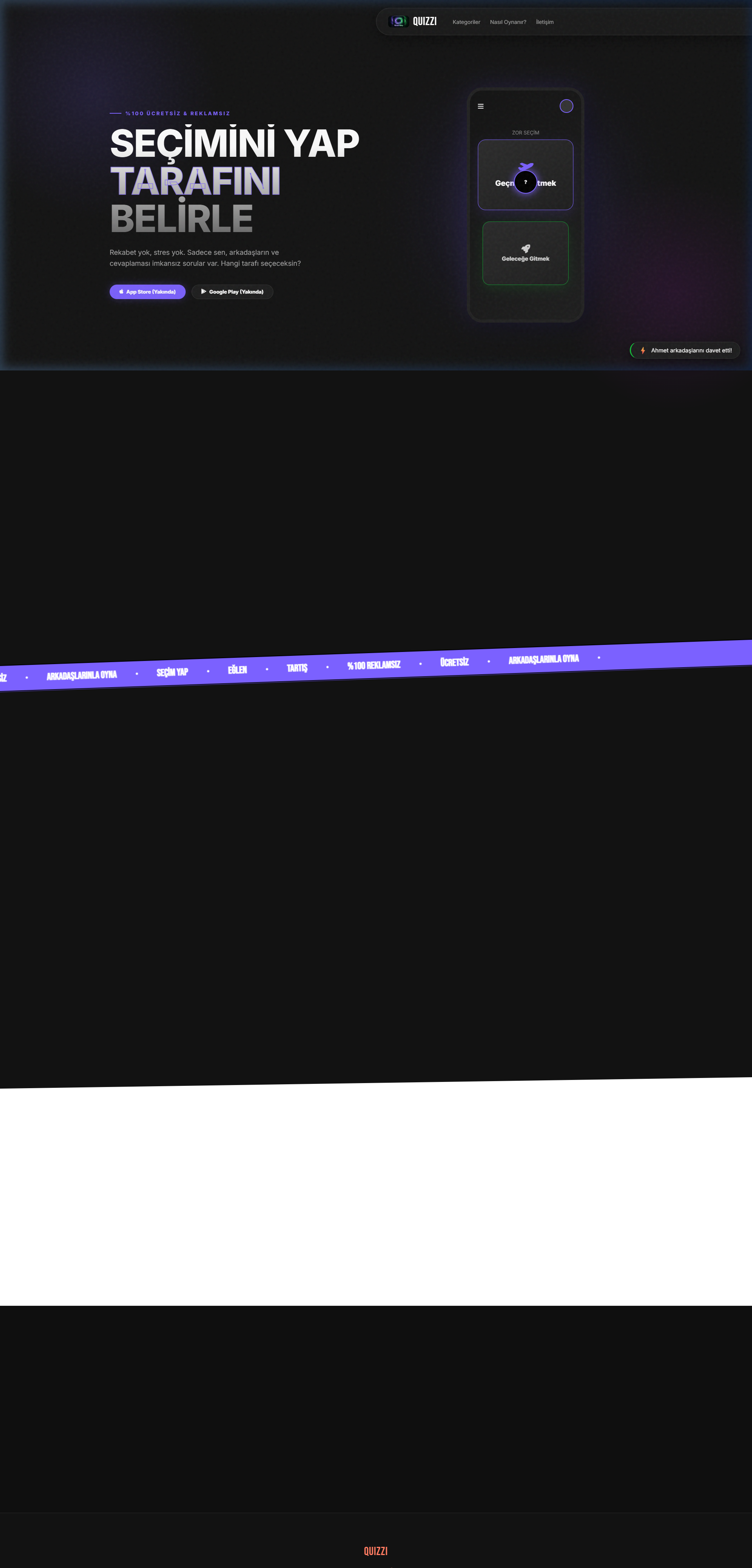 Quizzi Kery Platformu