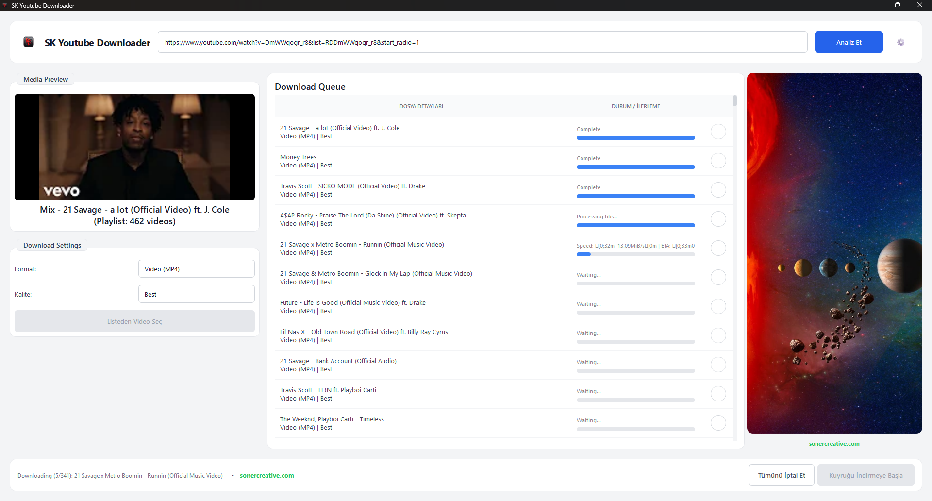 SK Youtube Downloader